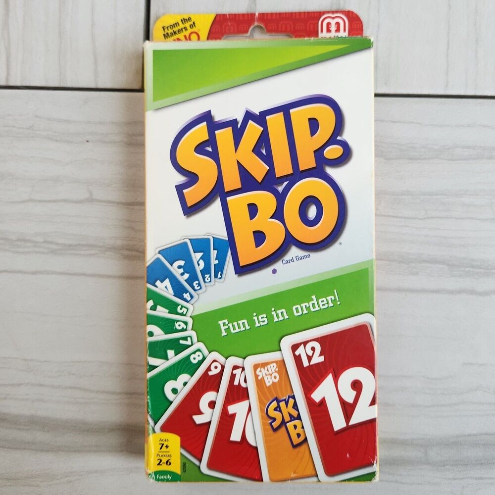 Skip-Bo Card Game Mattel 2011